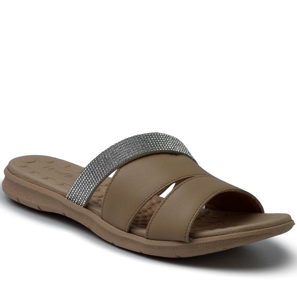 Tamanco Usaflex Feminino PA03002 Bege 2