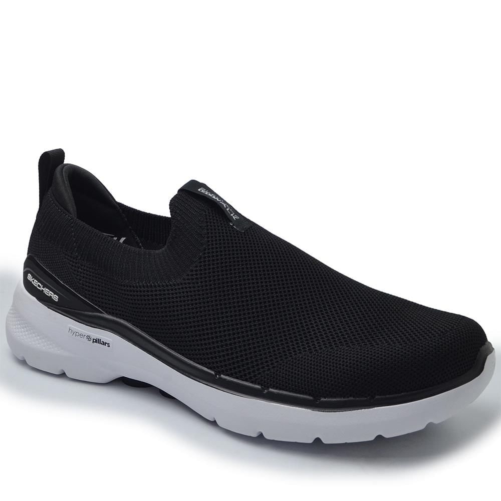 Tênis Esportivo Skechers Masculino Go Walk 6 216267 Preto 2