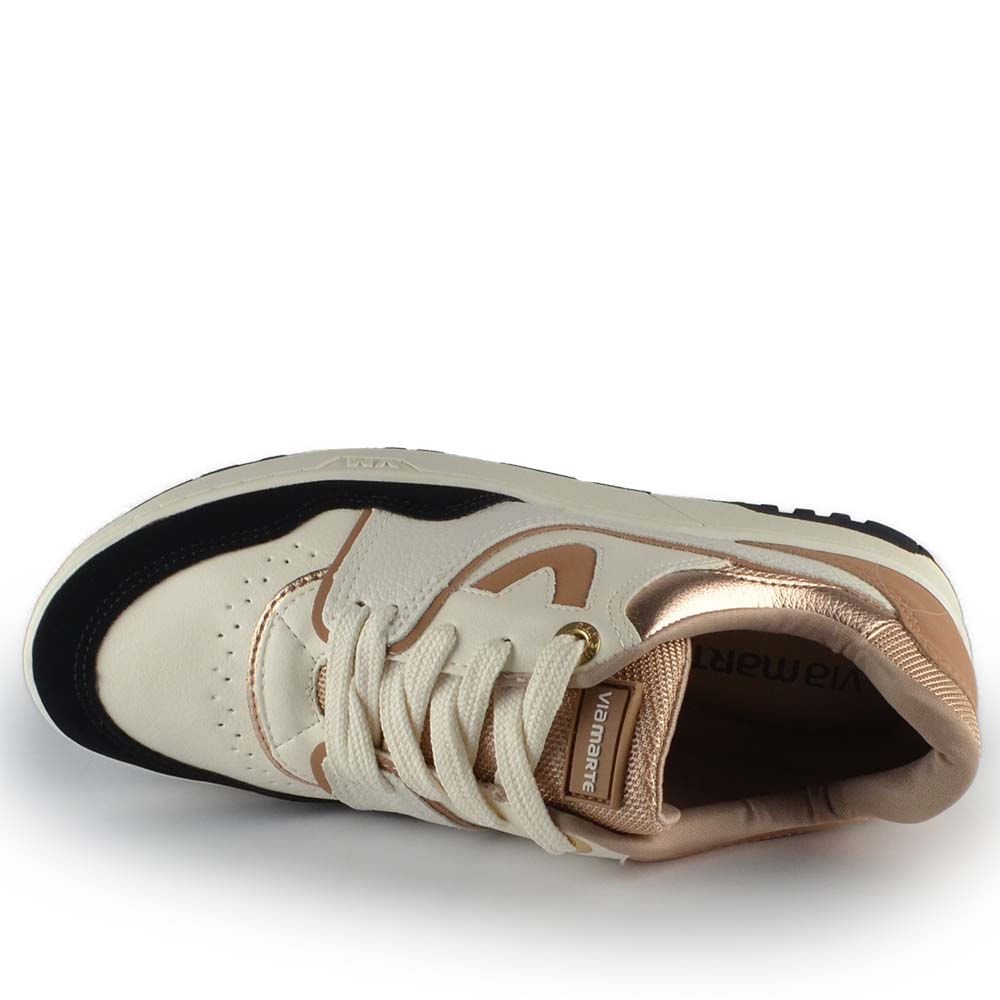 Tênis Casual Via Marte Feminino 042-017-15 Bege 4
