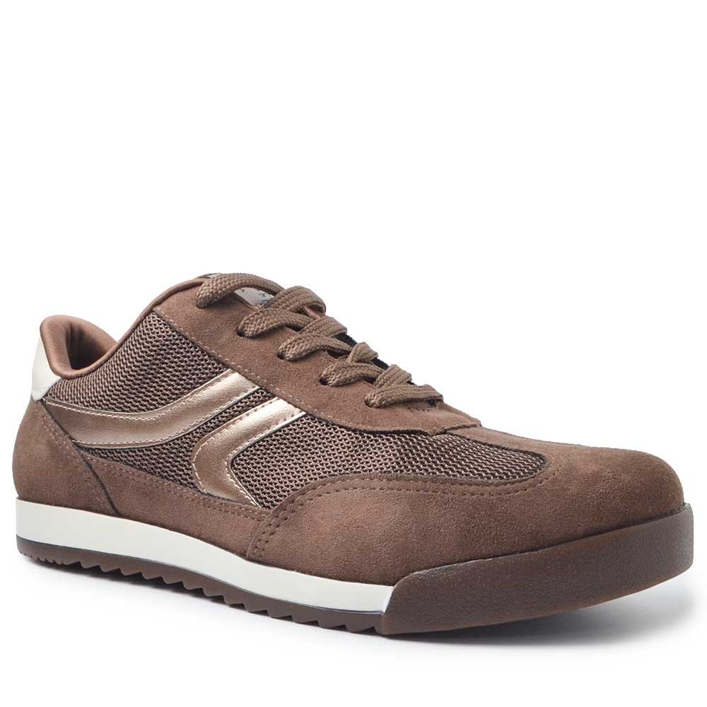 Tênis Casual Via Marte Feminino 237-013-02 Marrom 2