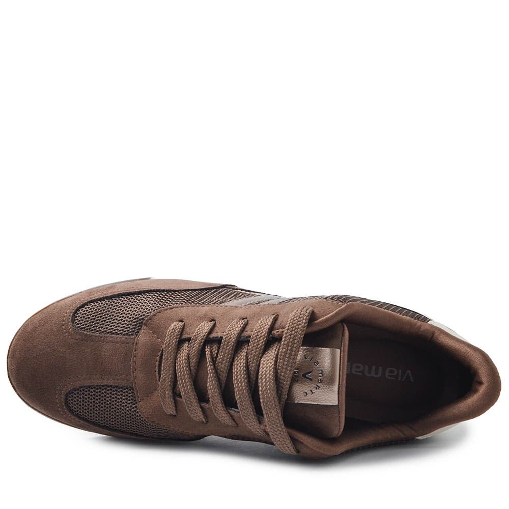 Tênis Casual Via Marte Feminino 237-013-02 Marrom 4