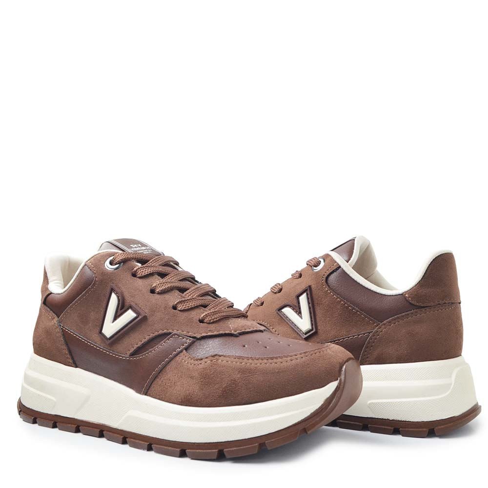 Tênis Casual Via Marte Feminino 242-016-15 Marrom 6