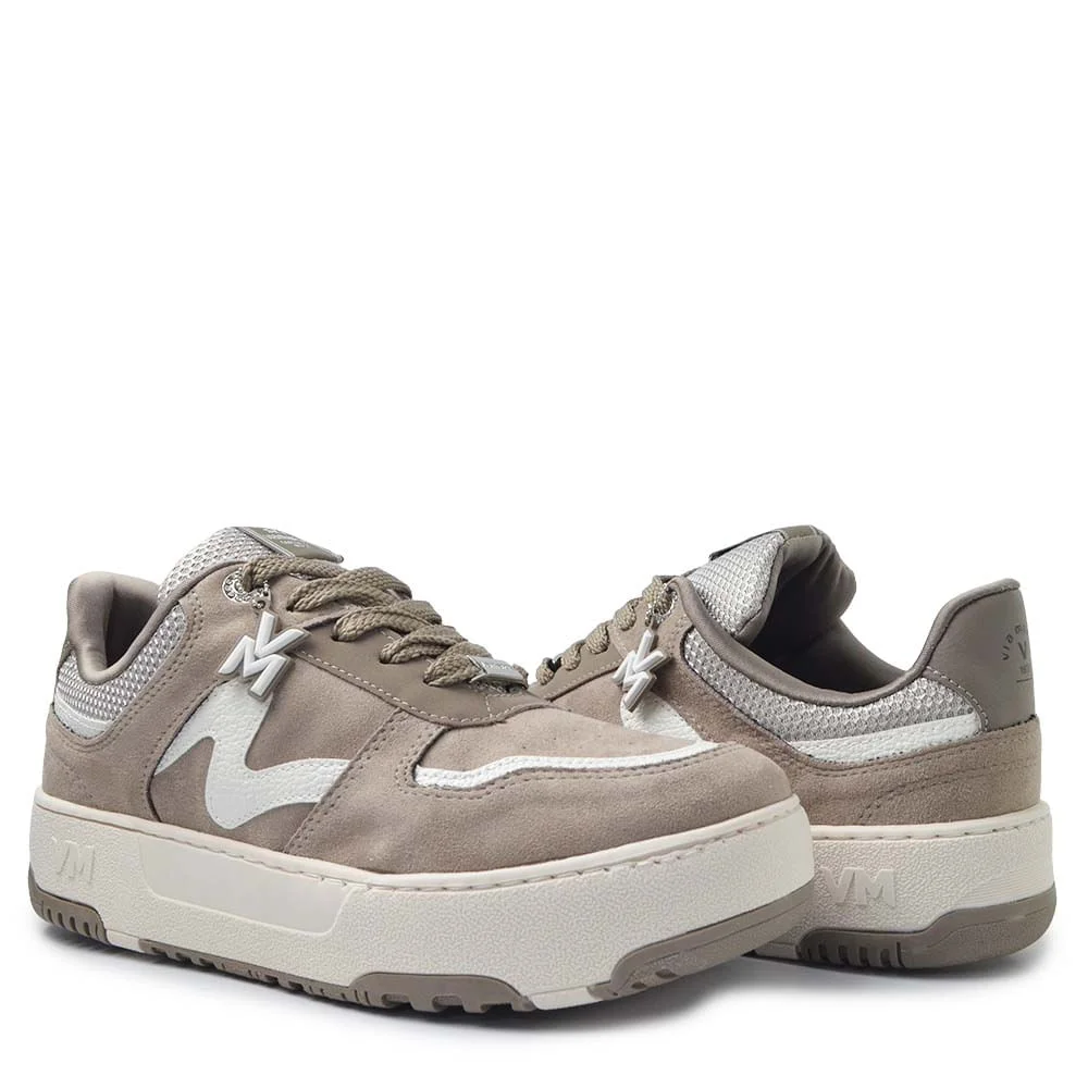 Tênis Casual Via Marte Feminino 287-007-12 Bege 6
