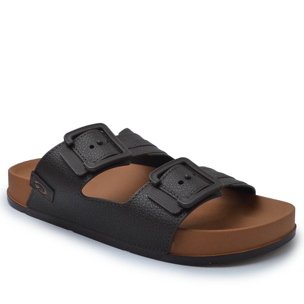 Chinelo Cartago Masculino Slide Milão 2 12316 Preto 2