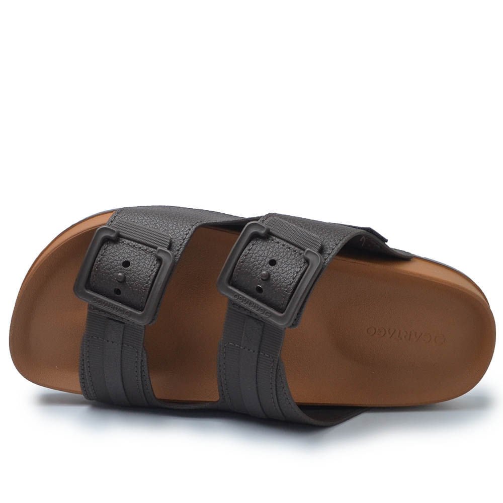 Chinelo Cartago Masculino Slide Milão 2 12316 Preto 4