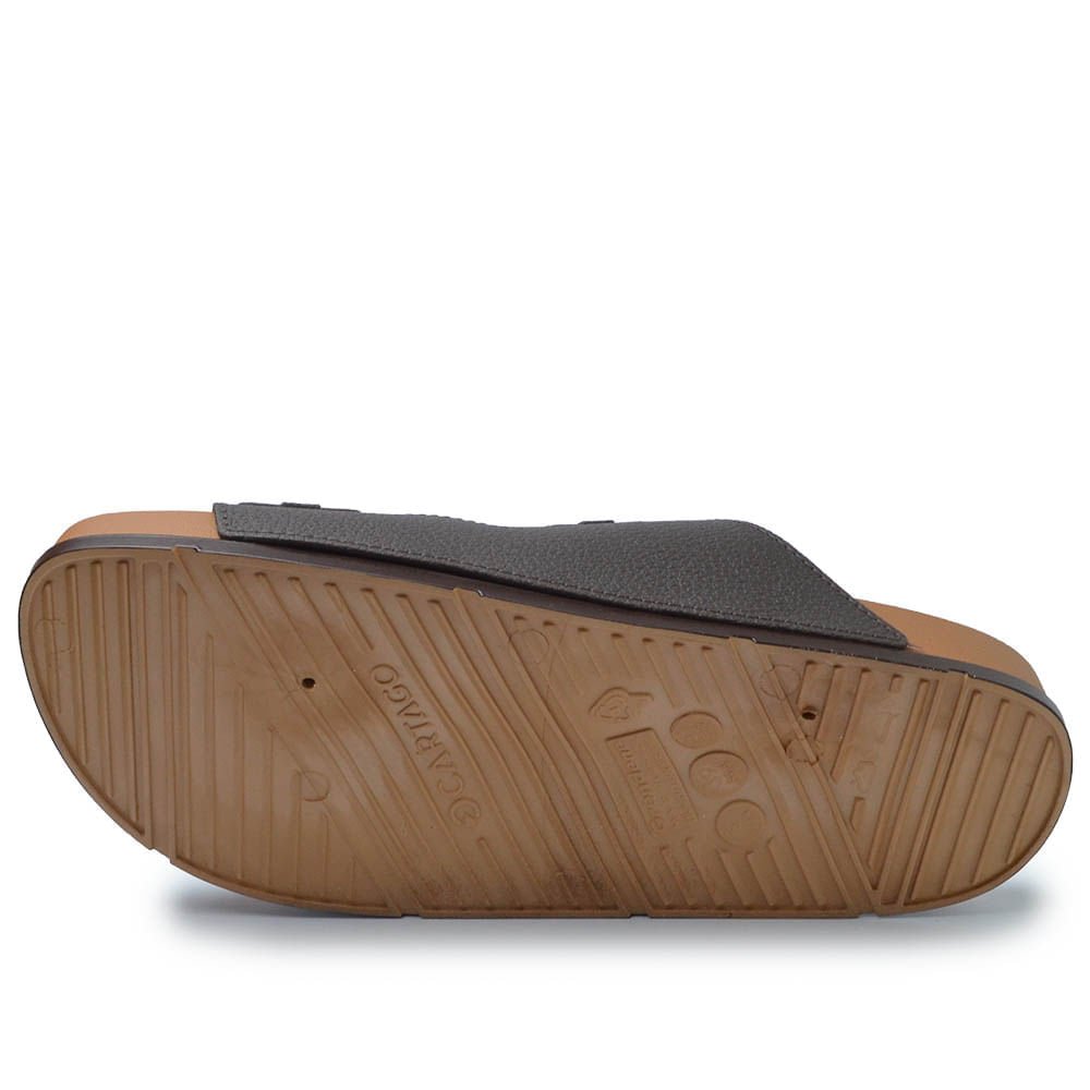 Chinelo Cartago Masculino Slide Milão 2 12316 Preto 5