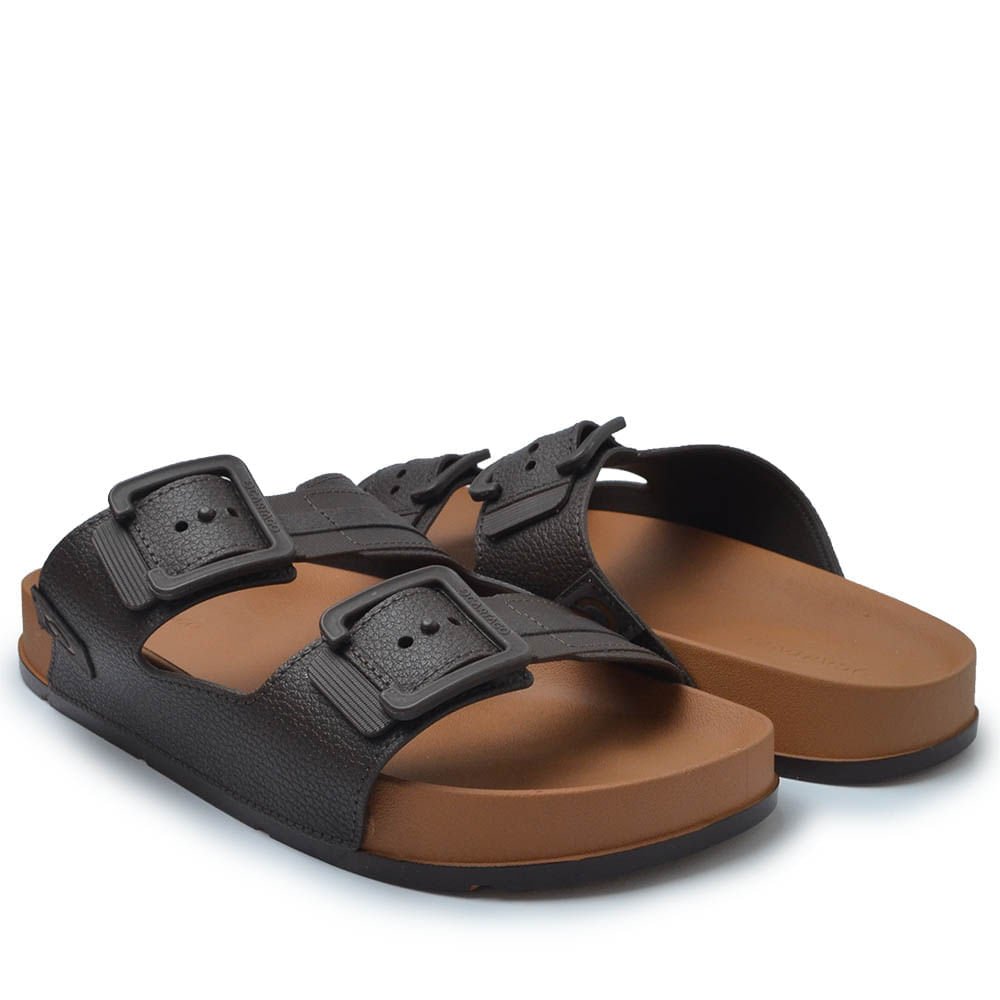 Chinelo Cartago Masculino Slide Milão 2 12316 Preto 6