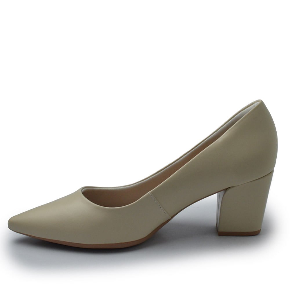 Scarpin Usaflex Z7614 Bege 3