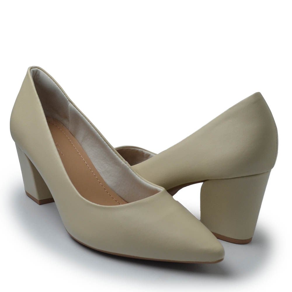 Scarpin Usaflex Z7614 Bege 6