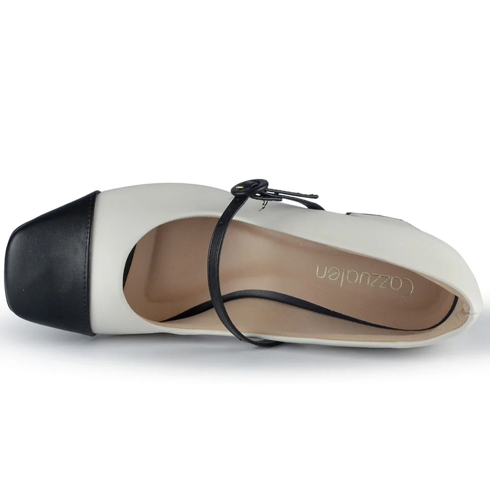 Sapato Cazzualen Feminino Mary Jane 94012 Branco 4