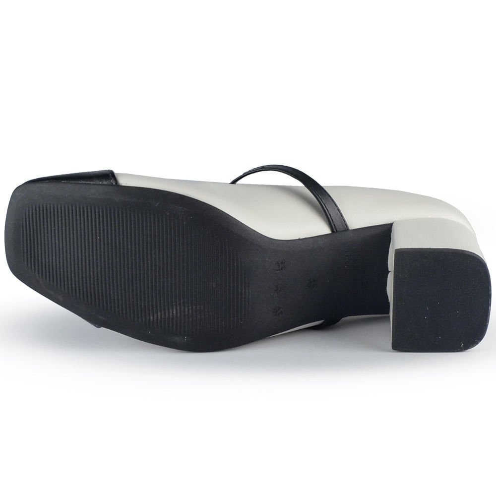 Sapato Cazzualen Feminino Mary Jane 94012 Branco 5