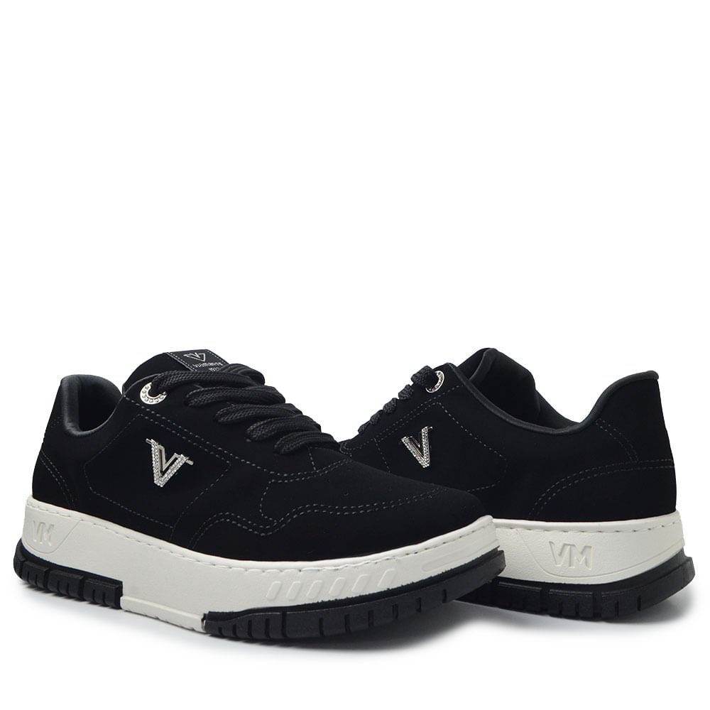 Tênis Casual Via Marte Feminino 219-011-01 Preto 6
