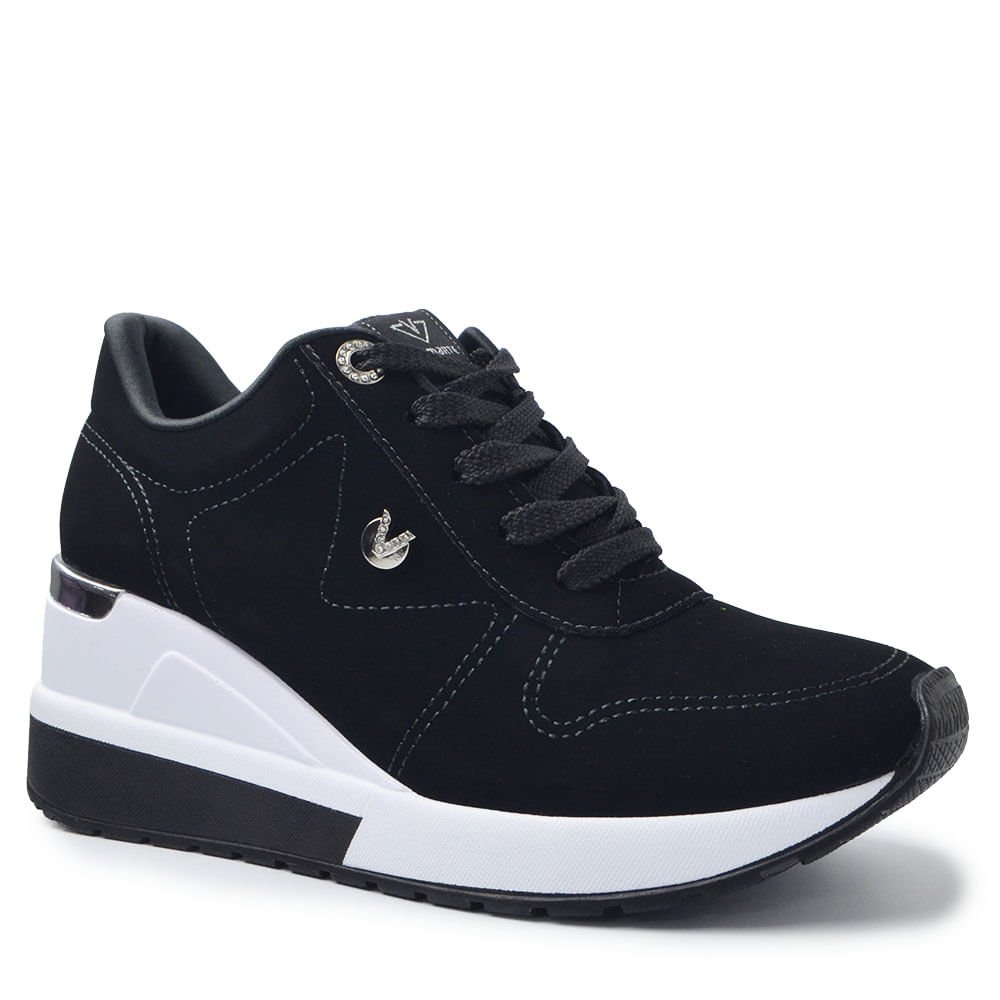 Tênis Casual Via Marte Feminino 046-020-01 Preto 2