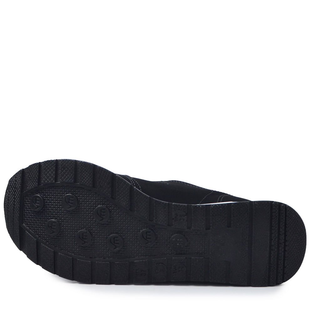 Tênis Casual Via Marte Feminino 046-020-01 Preto 5