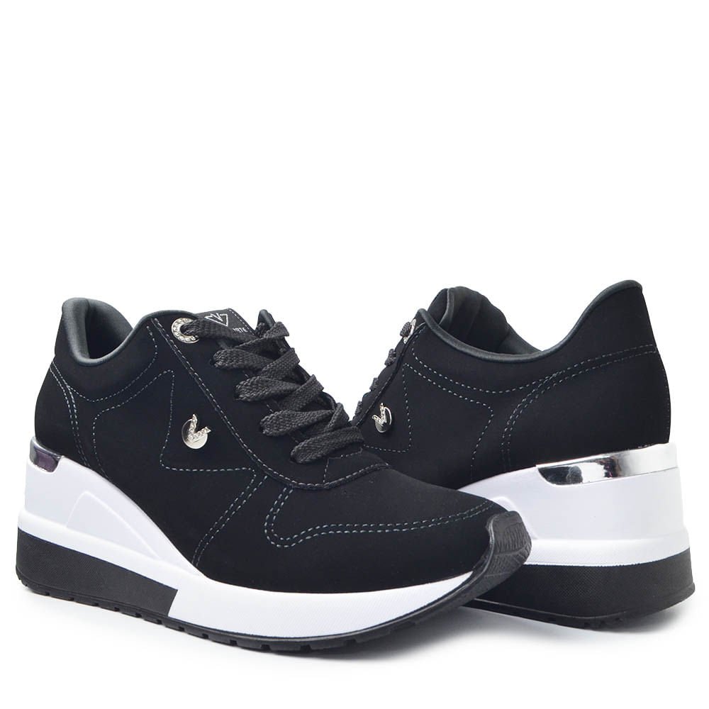 Tênis Casual Via Marte Feminino 046-020-01 Preto 6
