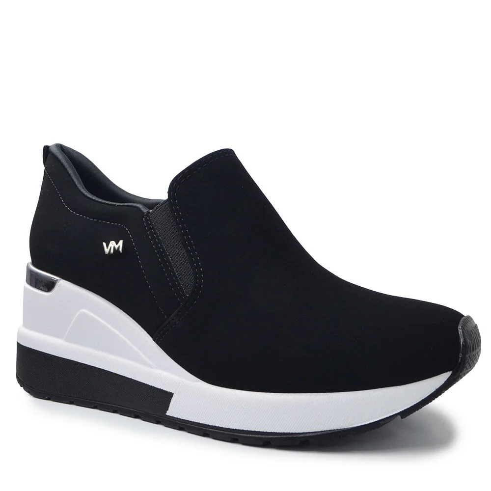 Tênis Casual Via Marte Feminino 046-002-01 Preto 2