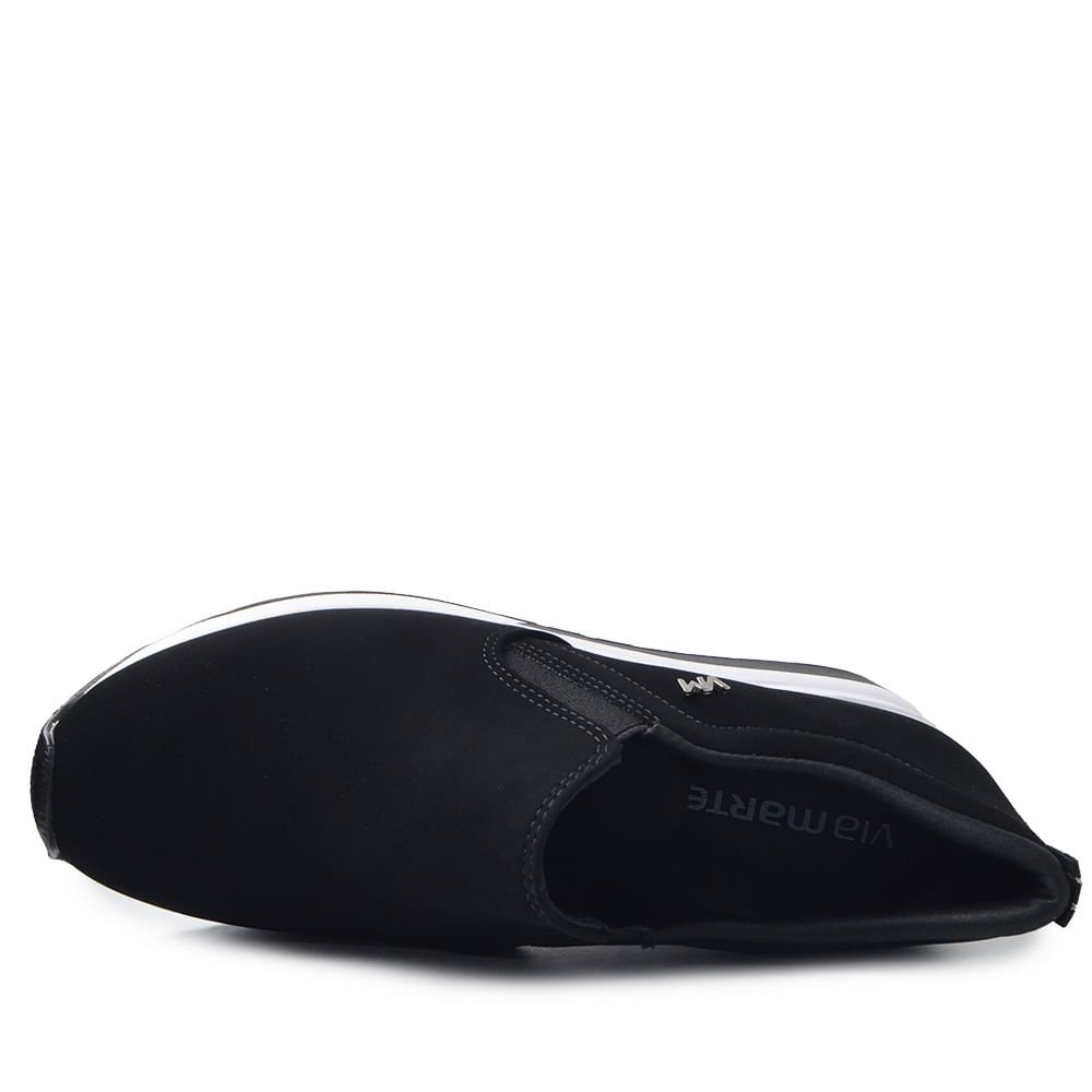 Tênis Casual Via Marte Feminino 046-002-01 Preto 4