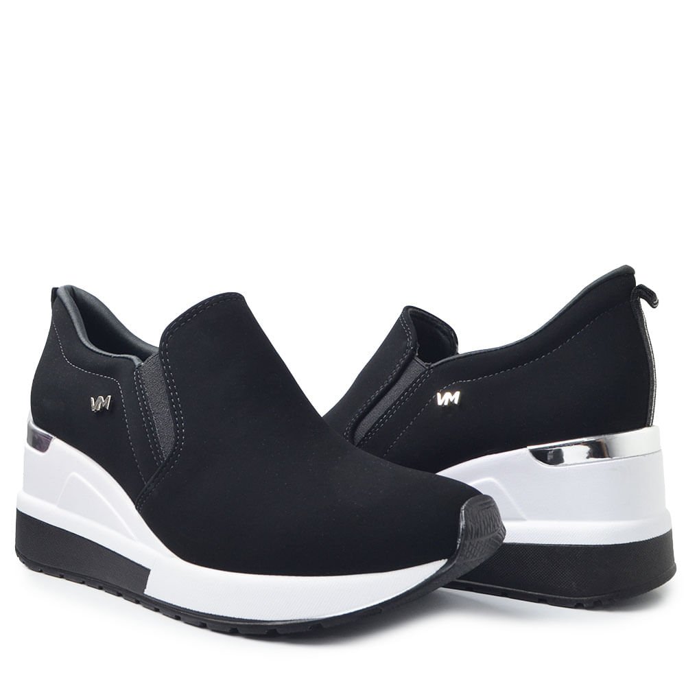 Tênis Casual Via Marte Feminino 046-002-01 Preto 6