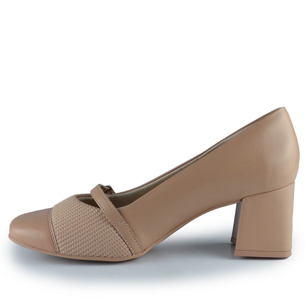 Sapato Comfortflex Feminino 2475303 Bege 3