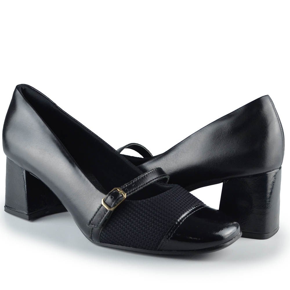 Sapato Comfortflex Feminino 2475303 Preto 6