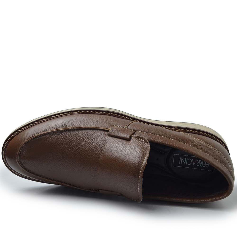 Sapato Ferracini Masculino Kingston 6156 Marrom 4