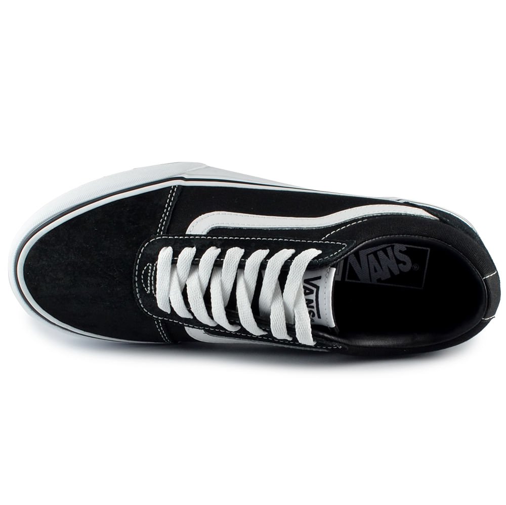 Tênis Vans Ward Camurça Skate Masculino VN0A36EMC4RCASA Preto 5