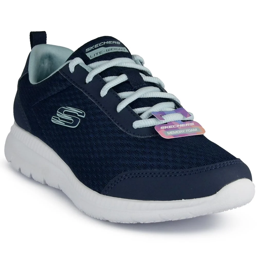 Tênis Esportivo Skechers Feminino Bountful 149219BR Azul 2