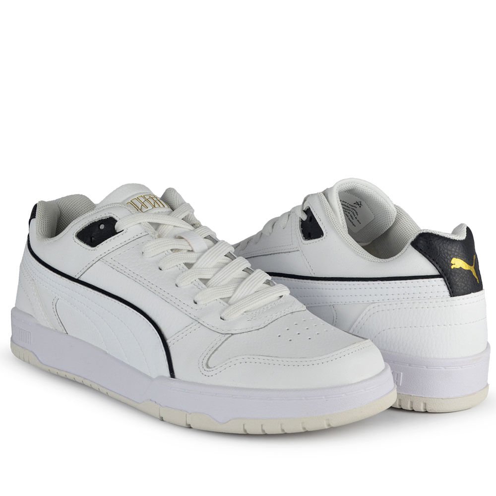 Tênis Casual Puma Masculino Game Low 391759 Branco 6