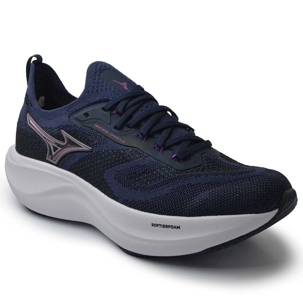 Tênis Esportivo Mizuno Feminino Oracle 101126126 Azul Marinho 2