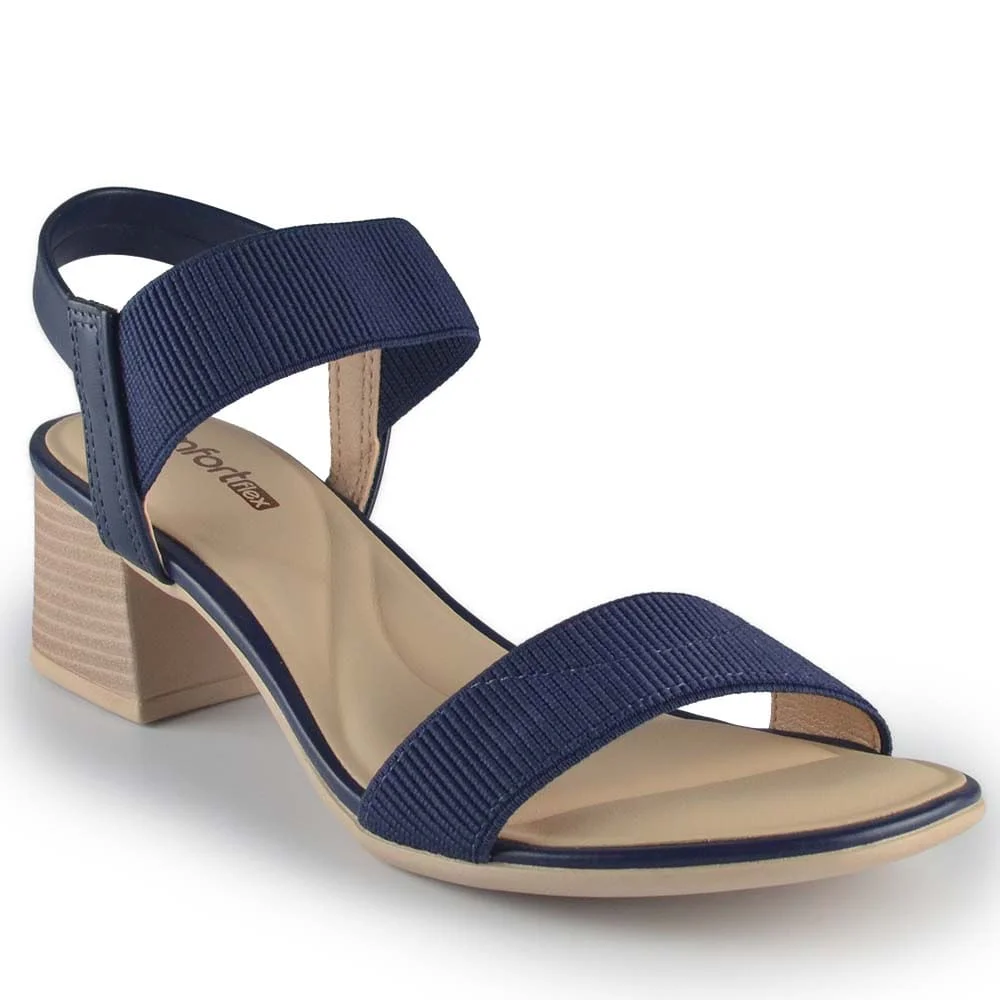 Sandália Comfortflex Feminina 2456401 Azul Marinho 2