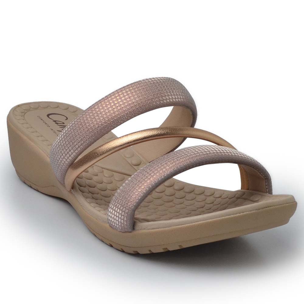 Tamanco Campesi Feminino CP083 Dourado 2