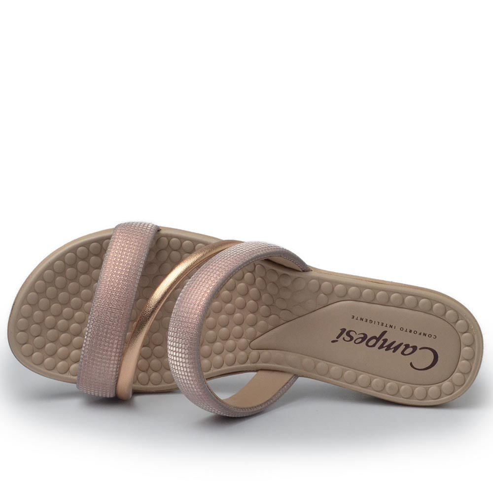 Tamanco Campesi Feminino CP083 Dourado 4