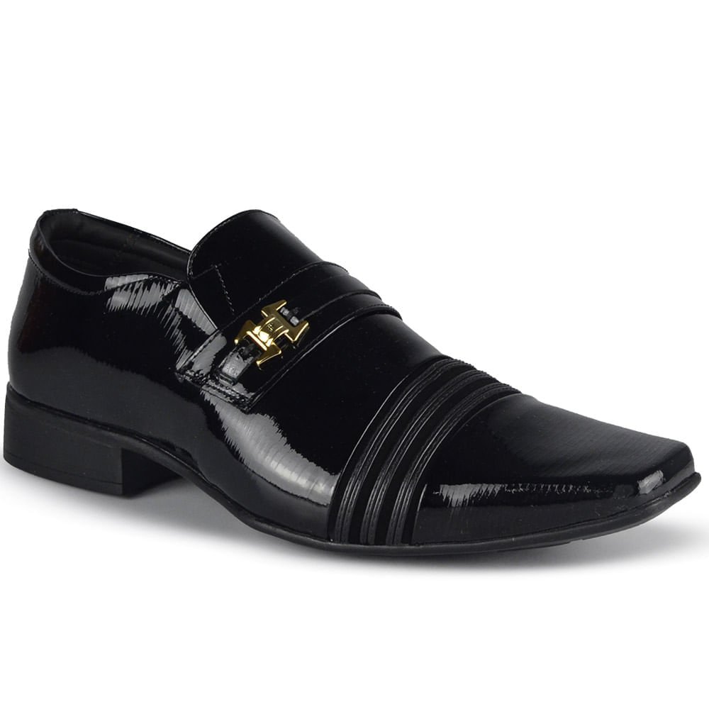 Sapato Social Jota Pê masculino Air Prince 73487 Preto 2