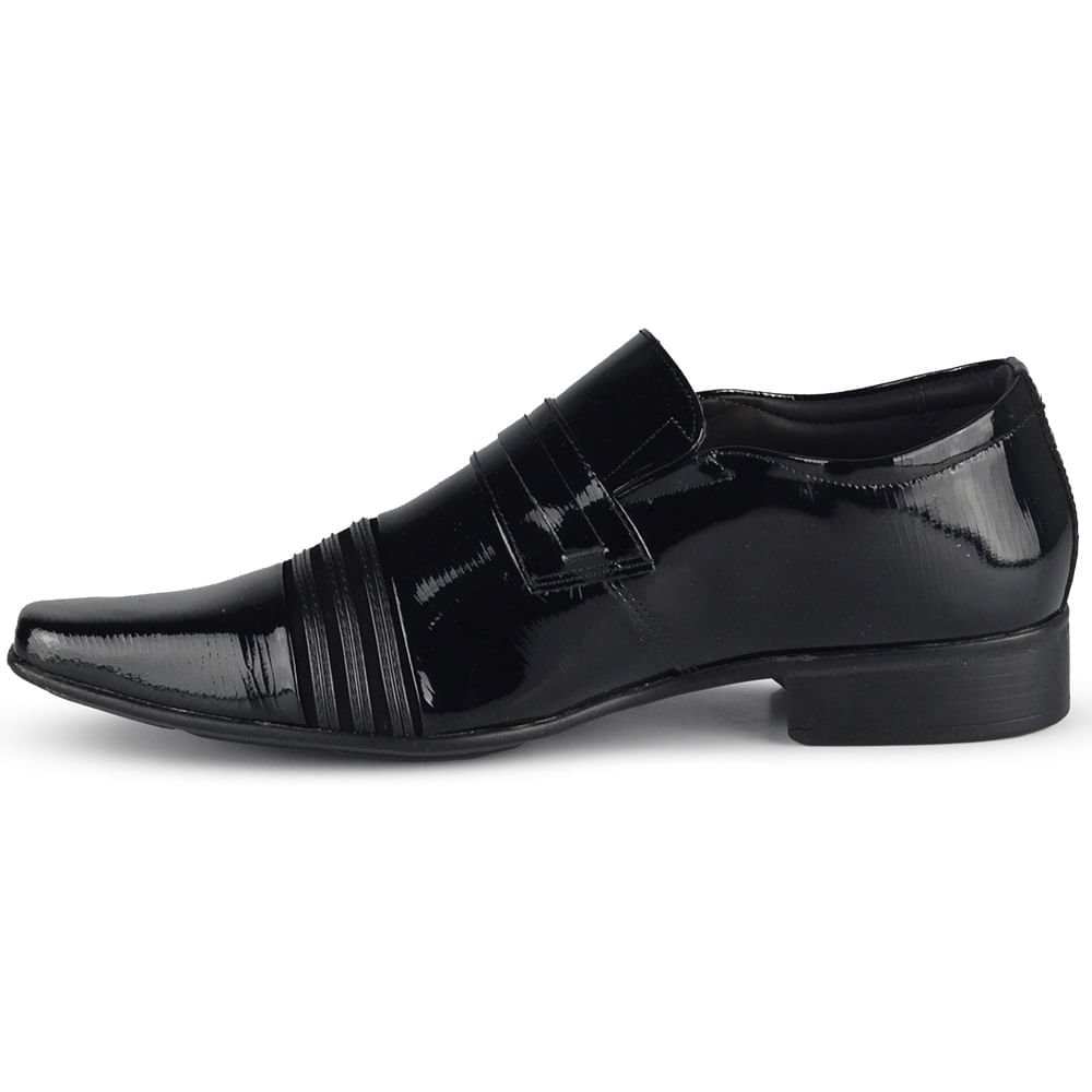 Sapato Social Jota Pê masculino Air Prince 73487 Preto 3