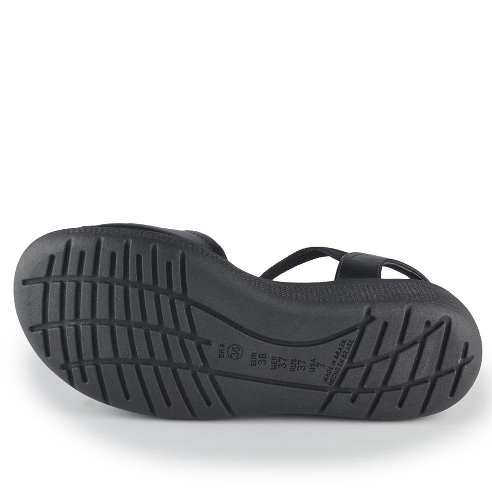 Sandália Comfortflex Feminina 2486403 Preto 5