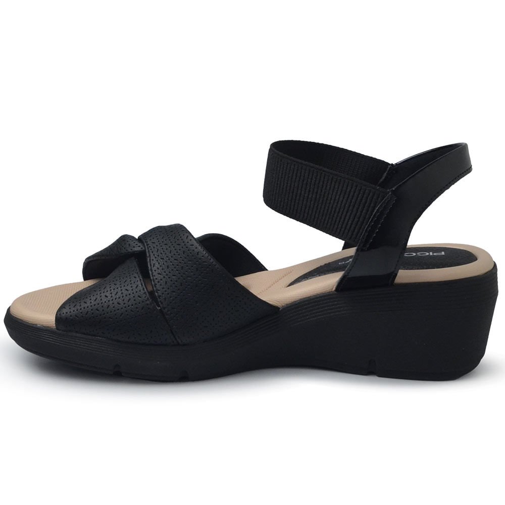 Sandália Anabela Piccadilly Feminina 540378 Preto 3