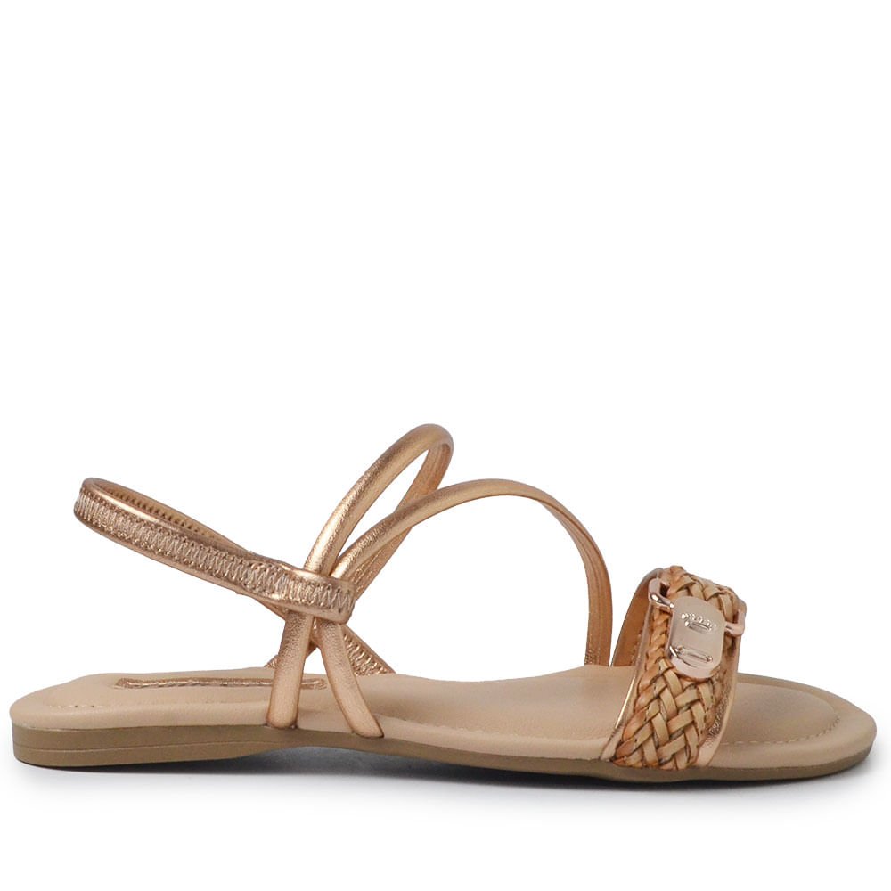 Sandália Rasteira Infantil Pink Cats Feminina V4871