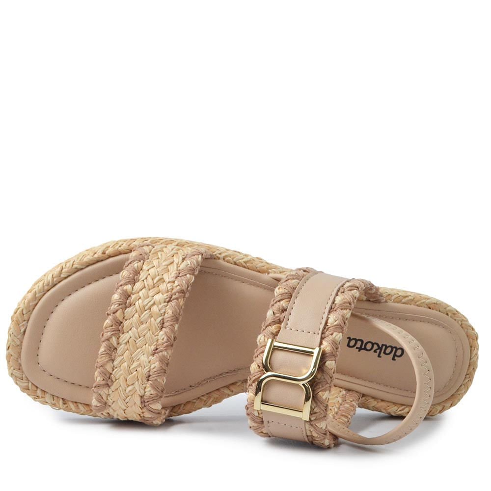 Sandália Papete Dakota Feminina DB191 Bege 4