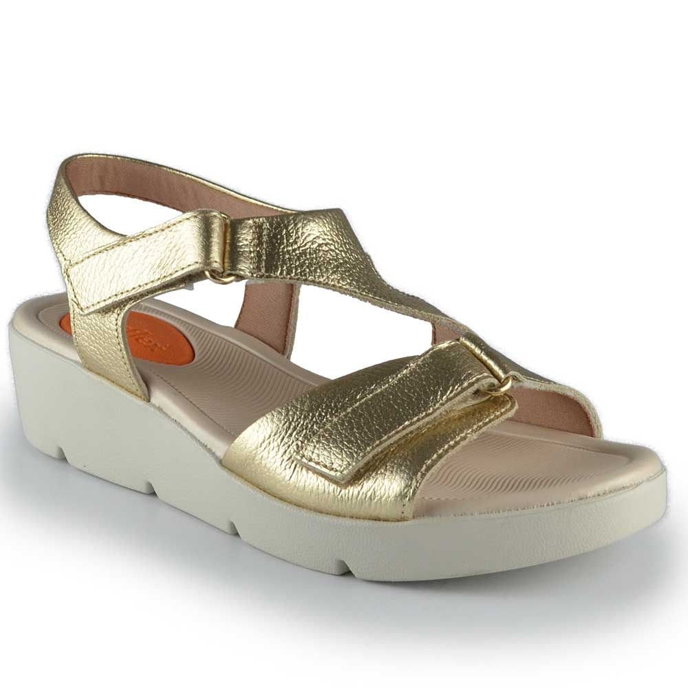Sandália Usaflex Feminina AL4303 Dourado 2