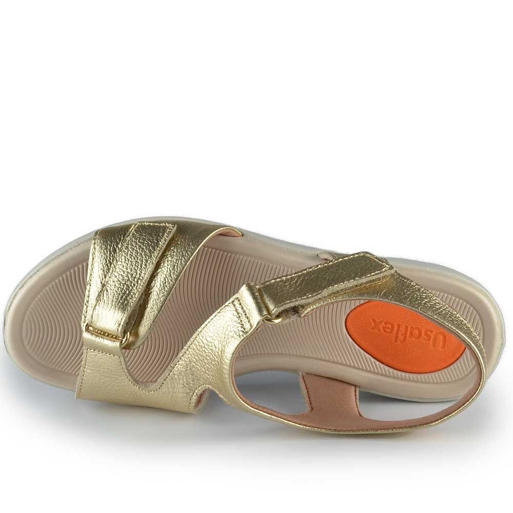 Sandália Usaflex Feminina AL4303 Dourado 4