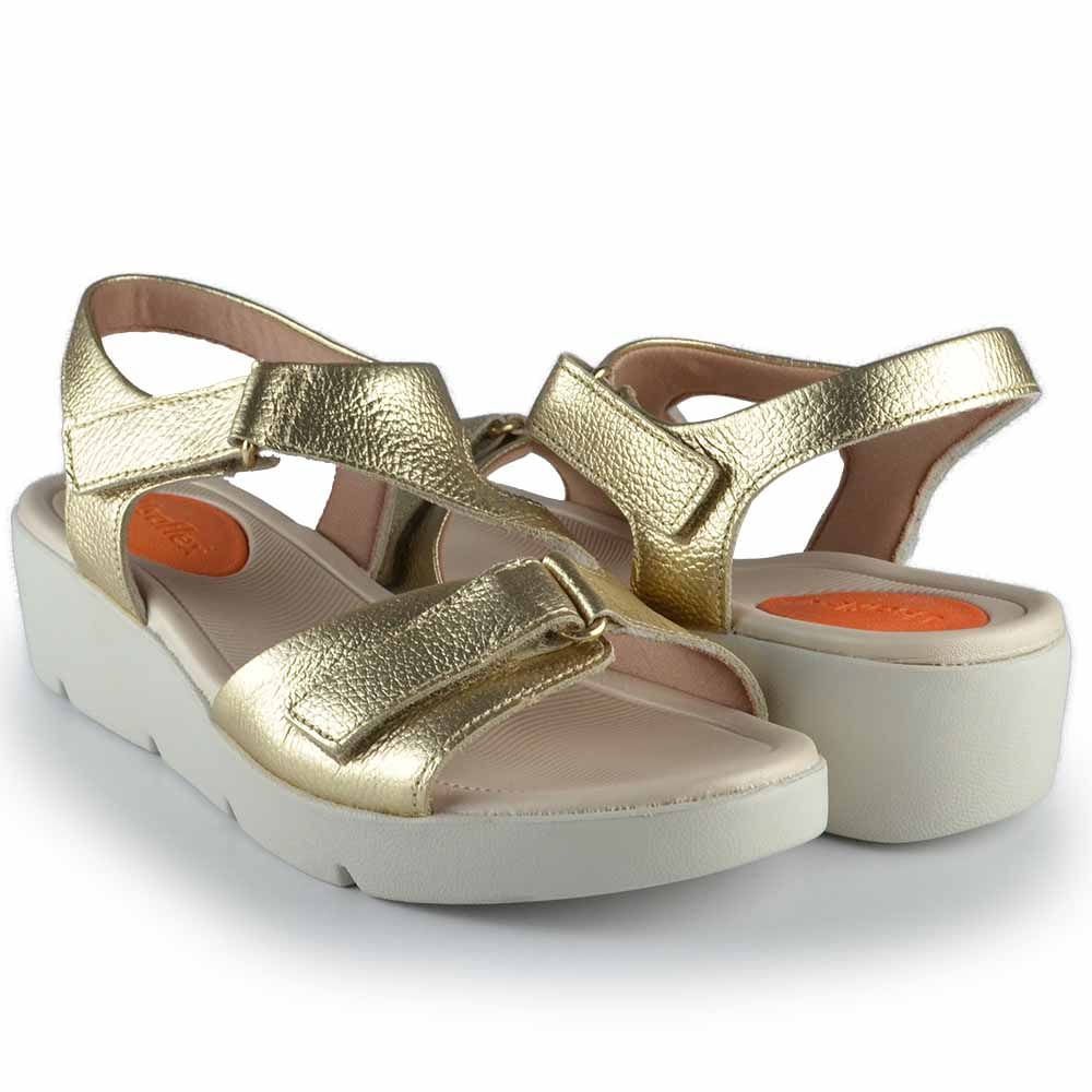 Sandália Usaflex Feminina AL4303 Dourado 6