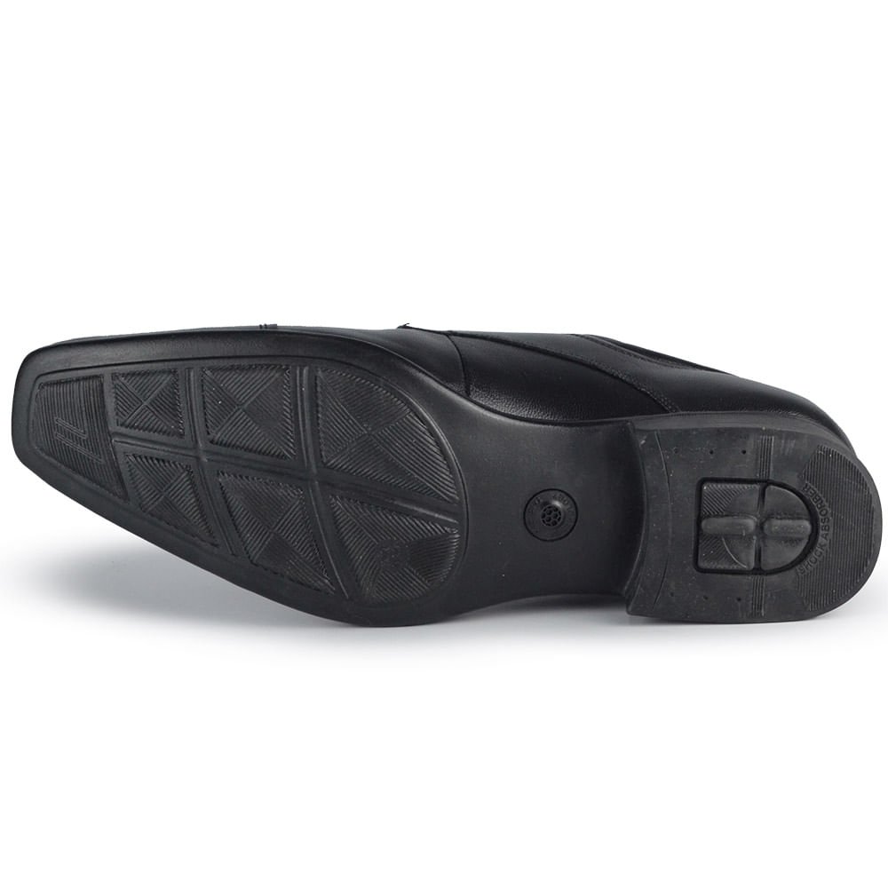 Sapato Social Jota Pe Masculino Air Vinitti - Couro 77600 Preto 5