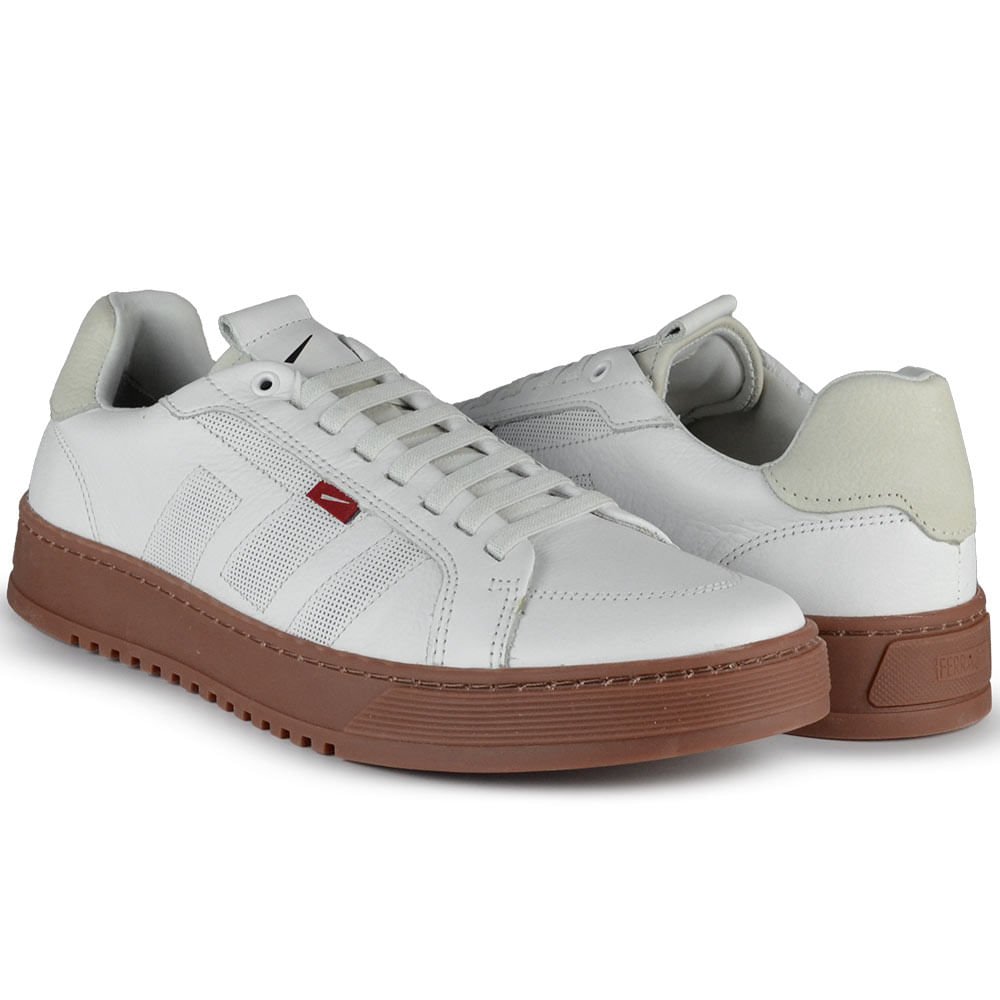 Sapatênis Ferracini Masculino City 9131 Branco 6