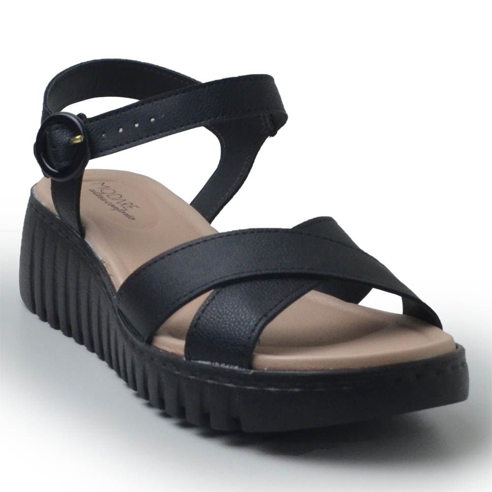 Sandália Anabela Modare Feminina 7197.101 Preto 2