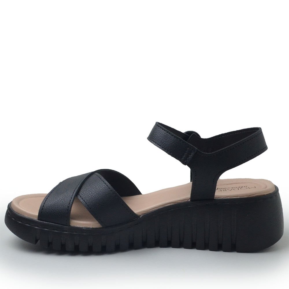 Sandália Anabela Modare Feminina 7197.101 Preto 3