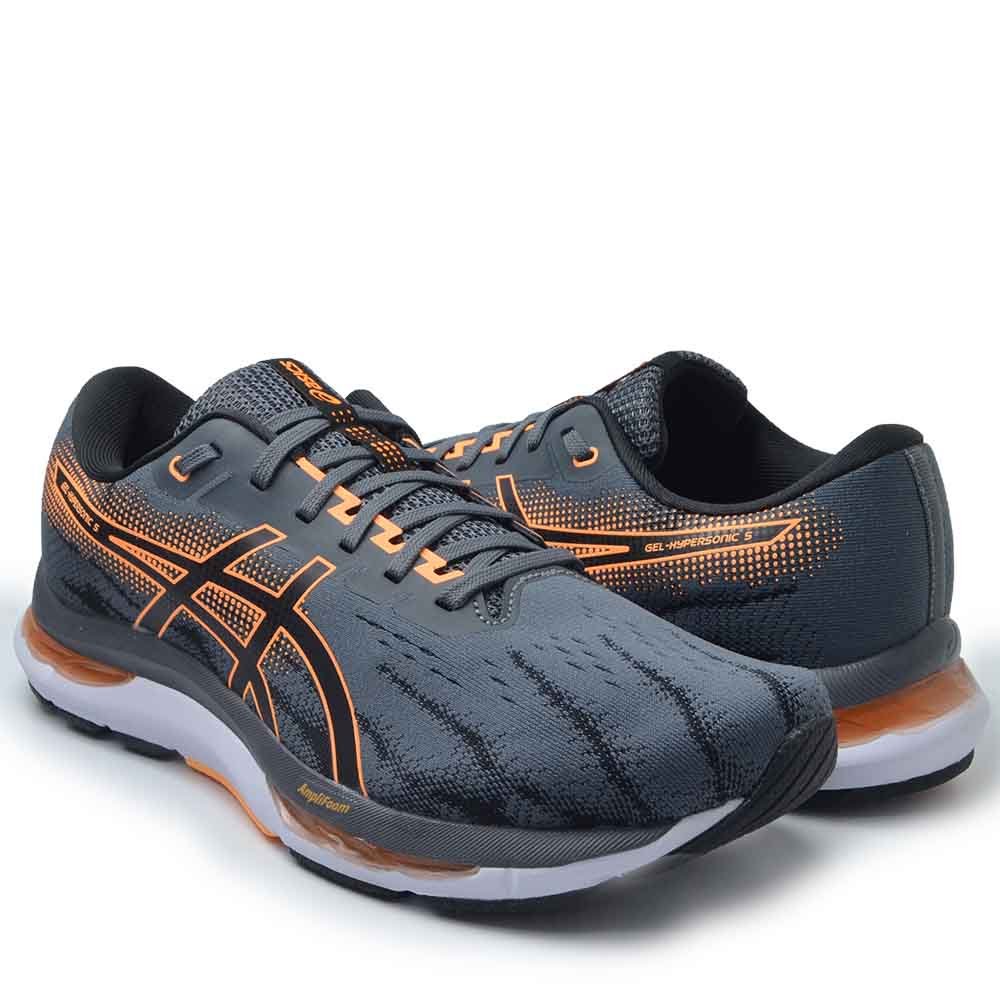 Tênis Esportivo Asics Masculino Hypersonic 5 1011C015 Cinza 6