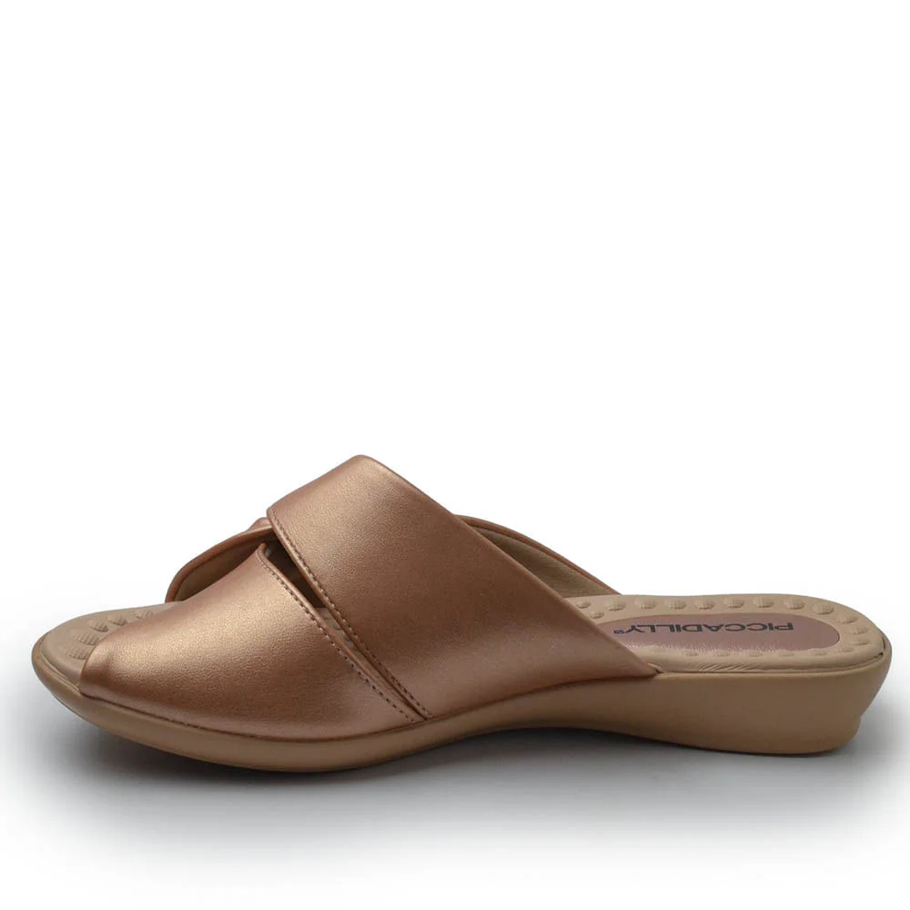 Tamanco Piccadilly Feminino 500376 Rose Gold 3