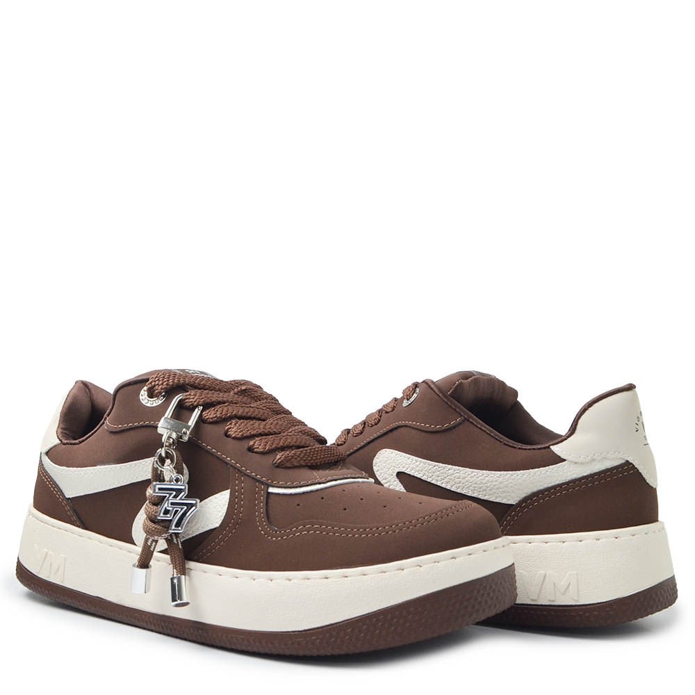 Tênis Casual Via Marte Feminino 209-014-14 Marrom 6