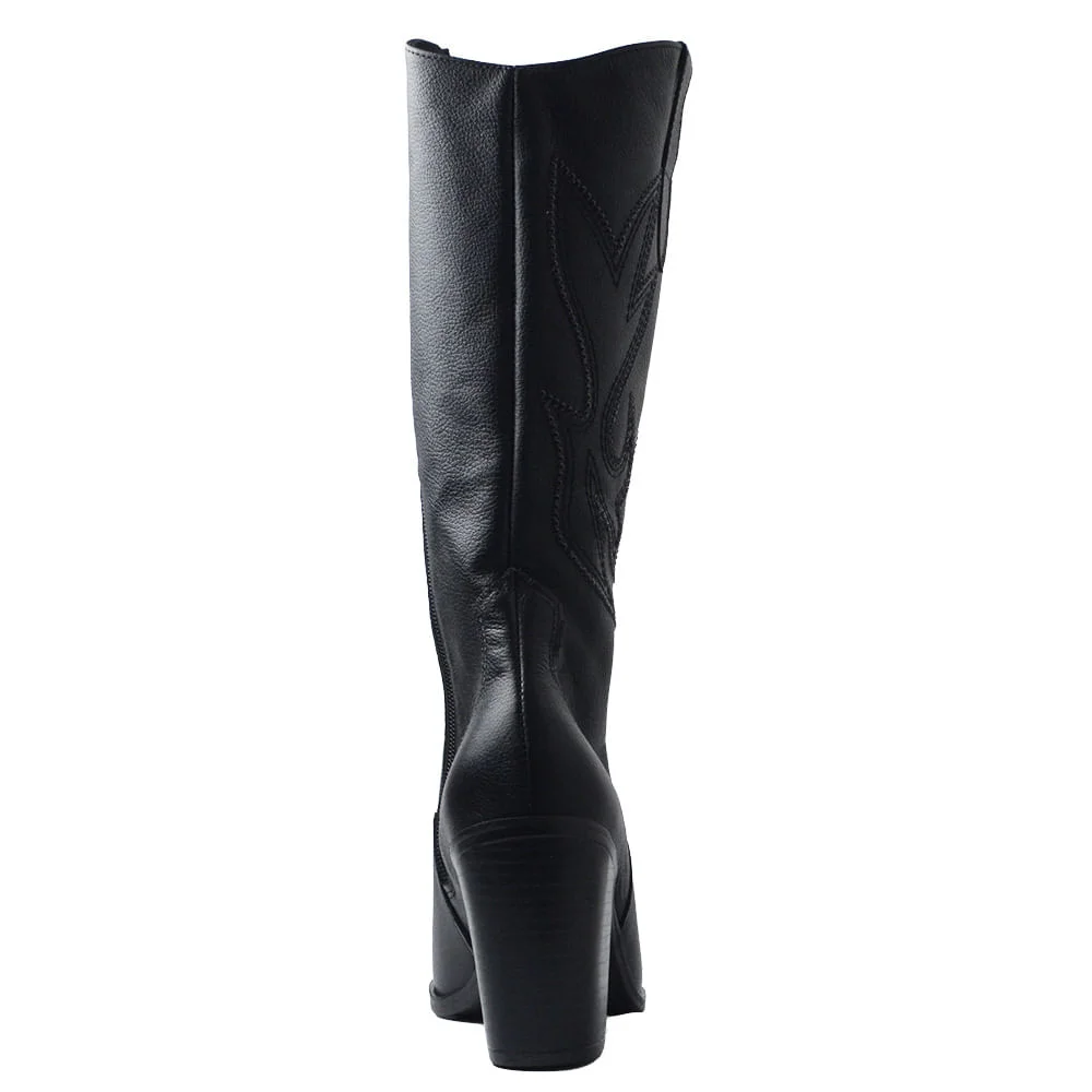 Bota Via Marte Feminina 079-013-02 Preto 5