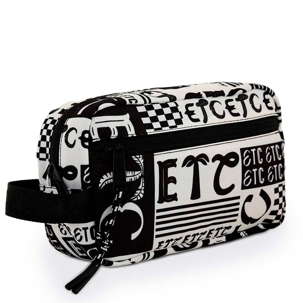 Necessaire Farm Tipografico 78331096 Preto/Branco 2